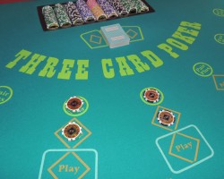 Three Card Poker Table Rental